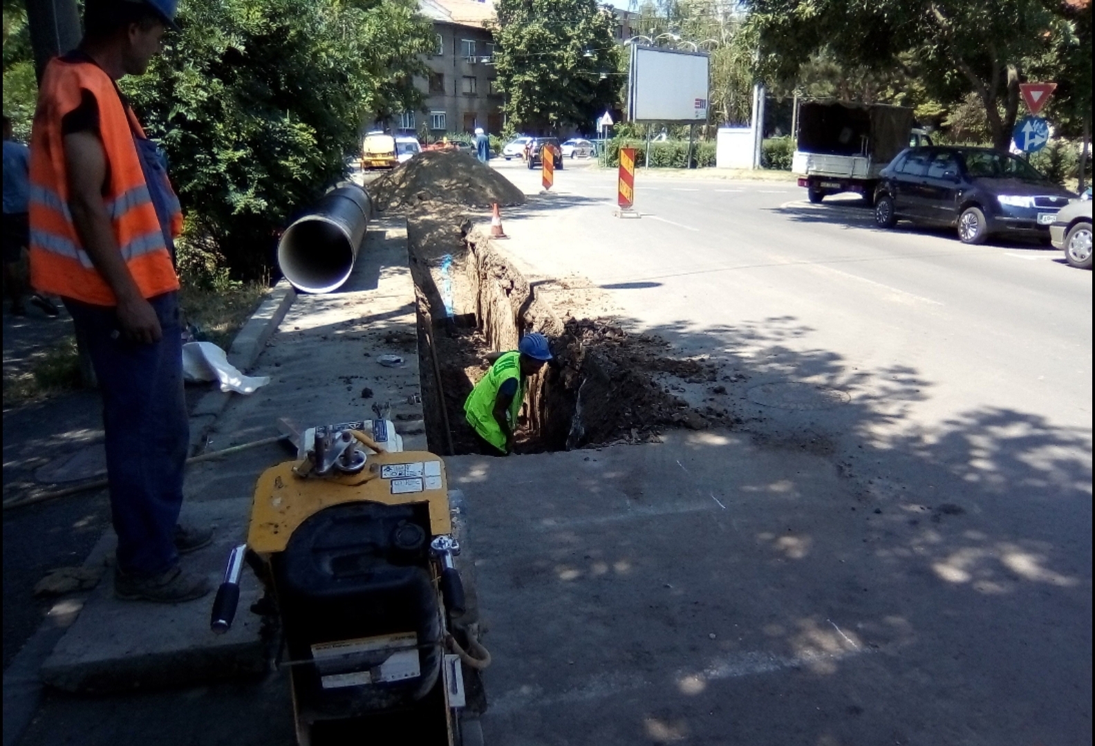Lucrări la reţeaua de apă din Arad Spiritul Oraşului de pe MUREŞ